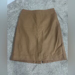 NWT J. Crew Factory The Pencil Skirt Womens Size 4
Camel Double Serge Wool Blend